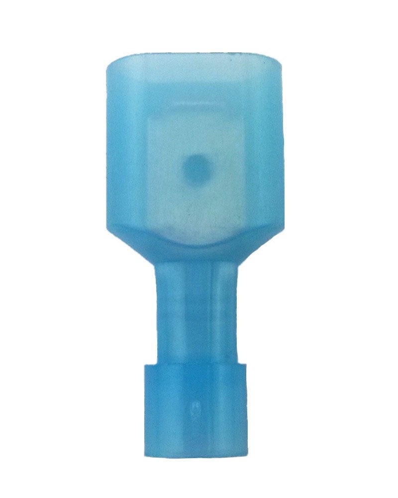 yueton 100pcs Female Fully Insulated Wire Crimp Terminal Nylon Quick Connectors Wiring Spade (Female) - Image 4